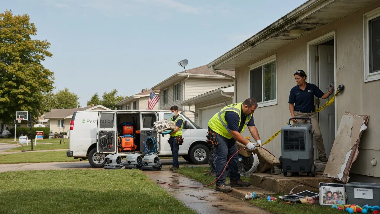 Water Damage Restoration in Raritan, IL near me